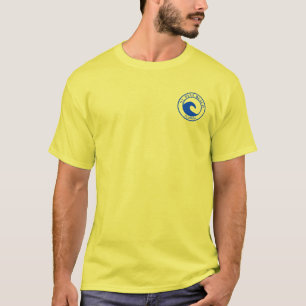 T-shirt St Pete Beach Blue Ocean Wave Circle Design