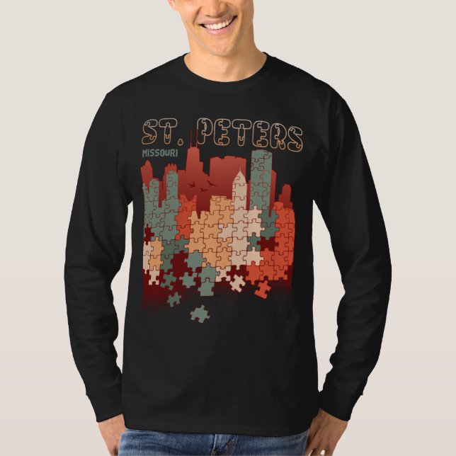 T-shirt St Peters In Missouri Travel Souvenir (Devant)
