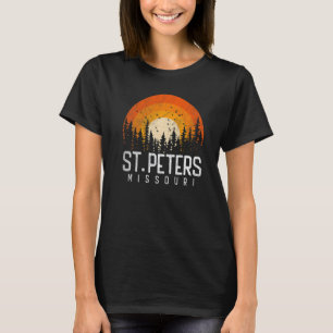 T-shirt St Peters Missouri MO Retro Vintage les années 70