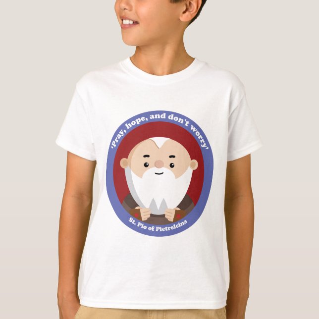 T-shirt St Pio de Pietrelcina (Devant)