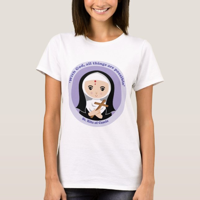 T-shirt St Rita de Cascia (Devant)