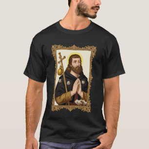 T-shirt St Roch Art Catholique Vintage Saint Patron des Ch