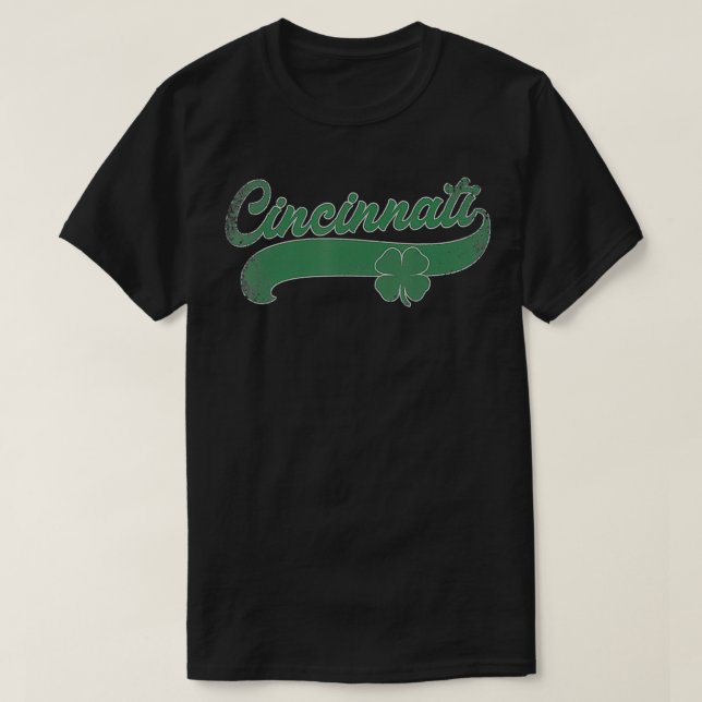 T-shirt St Shamrock Cincinnati (Design devant)