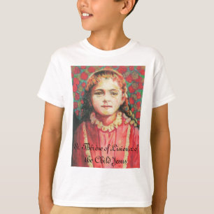 T-shirt St Thérèse de Lisieux de l'enfant Jésus