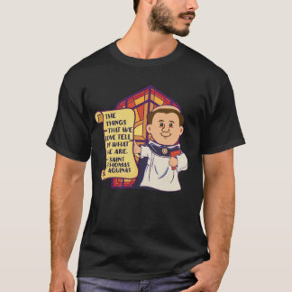 T-shirt St Thomas Aquinas Quotes Summa Theologica Catholic