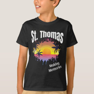 T-shirt St Thomas Faire des souvenirs de jumelage vacances