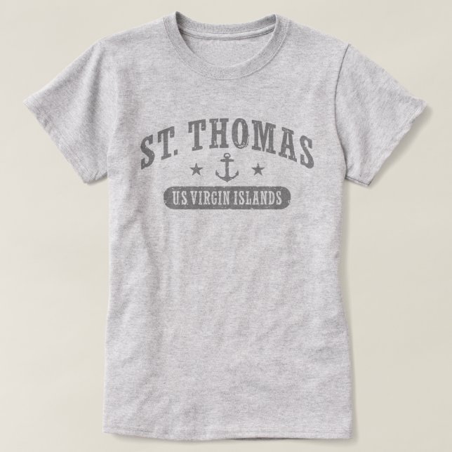 T-shirt St. Thomas Iles Vierges américaines (Design devant)
