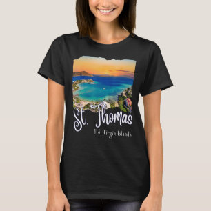 T-shirt St. Thomas Iles Vierges américaines Vacances St. T