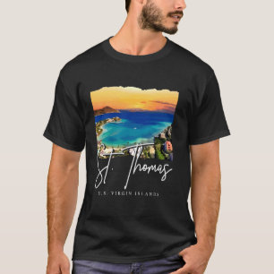T-shirt St Thomas US Virgin Islands Beach USVI Pride Souv