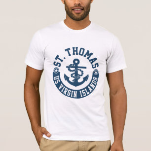 T-shirt St Thomas USA. Les Îles Vierges