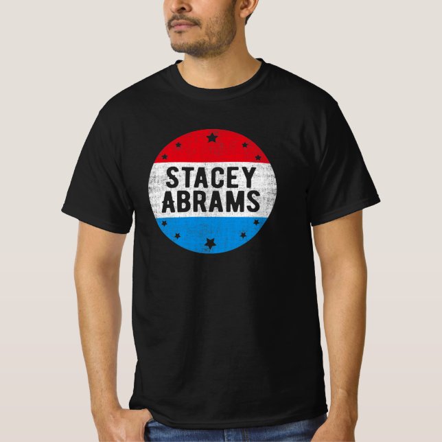 T-shirt Stacey Abrams Le Parti Démocratique Américain (Devant)