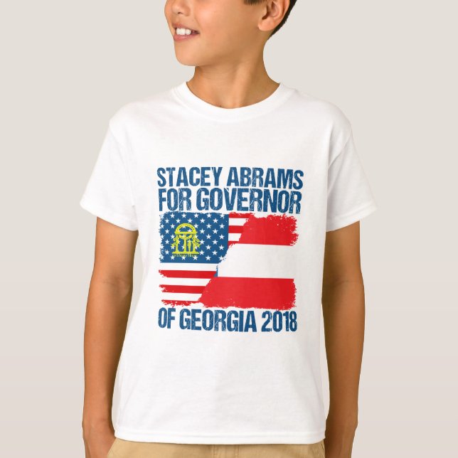 T-shirt Stacey Abrams pour le gouverneur de la Géorgie (Devant)