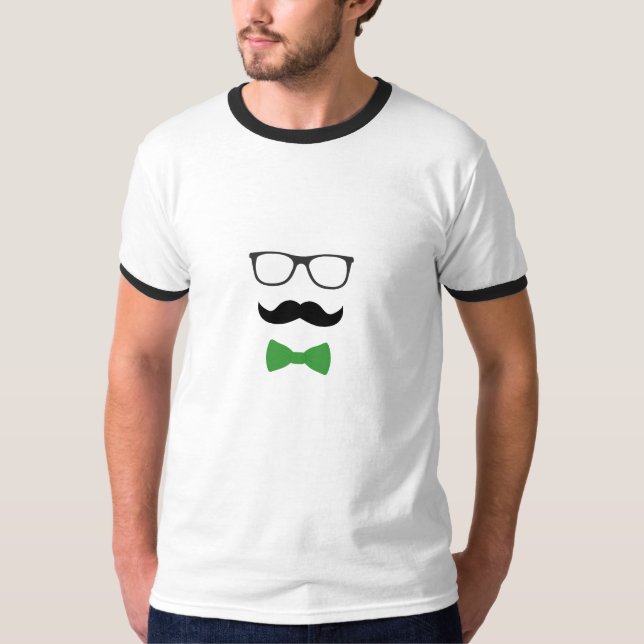 T-shirt Stache classique (Devant)