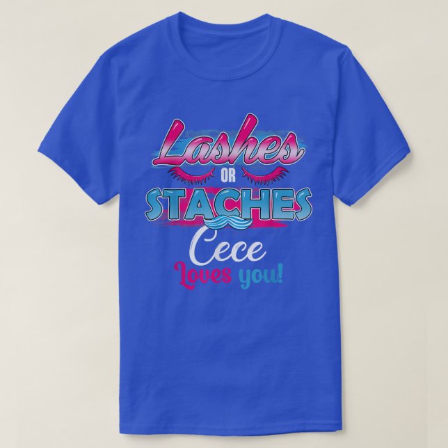 T-shirt Staches ou coups de fouet Cece vous aime meilleur  (Design devant)