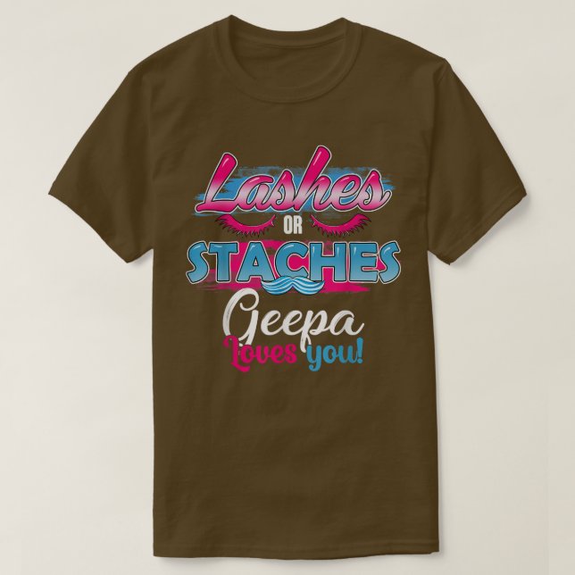 T-shirt Staches ou coups de fouet Geepa vous aime mieux Ge (Design devant)