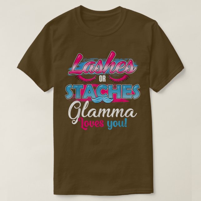 T-shirt Staches ou coups de fouet Glamma vous aime mieux G (Design devant)