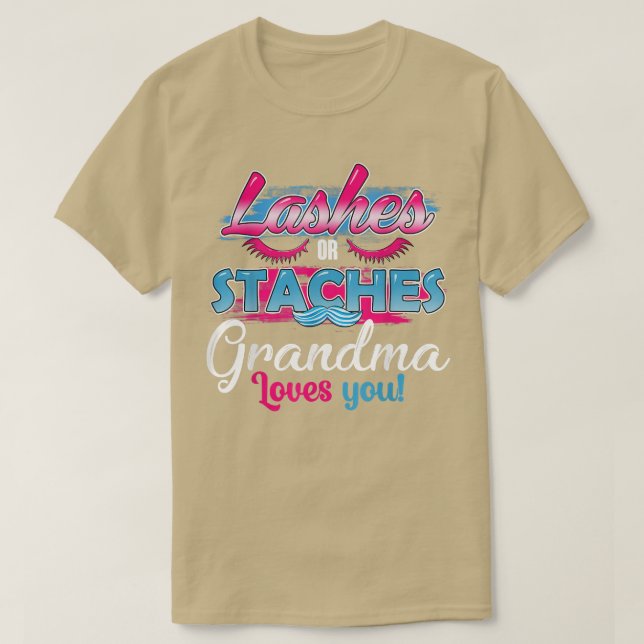 T-shirt Staches ou coups de fouet Grand-mère t'aime mieux  (Design devant)
