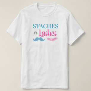 T-shirt Staches ou genre de mèches indiquent les hommes