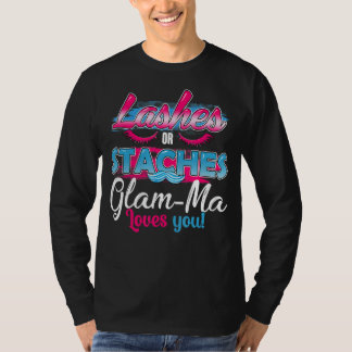 T-shirt Staches Ou Lashes Glam Ma Vous Aime Mieux Genre Re