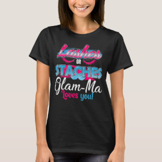 T-shirt Staches Ou Lashes Glam Ma Vous Aime Mieux Genre Re