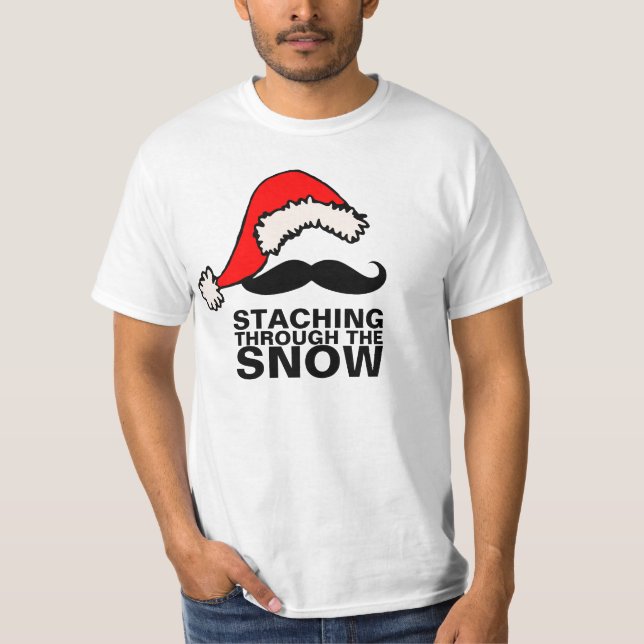 T-shirt Staching par la chemise de neige (Devant)