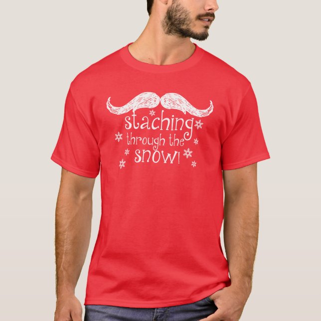 T-shirt staching par la neige (Devant)