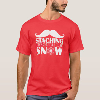 T-shirt STACHING PAR la NEIGE (lettres légères)