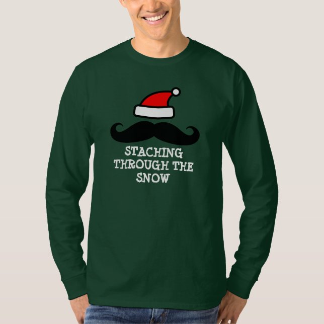 T-shirt Staching par le chandail mignon de Noël de la (Devant)