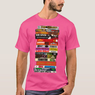 T-shirt Stack de livres de science-fiction