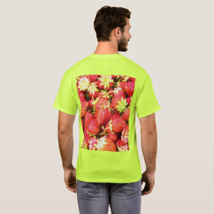 T-shirt "Stack of Strawberries Fruit" jolie photo. Command