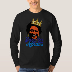 T-shirt Stacy Abrams Pour Le Gouverneur De Géorgie Black F