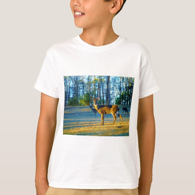 T-shirt Stade / Buck Deer, Ciel bleu clair (Devant)