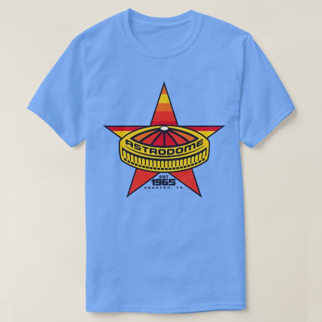 T-shirt Stade de baseball de Houston Astrodome Defunct (Design devant)