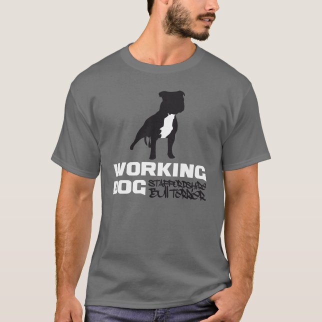 T-shirt Staffordshire Bull terrier (Devant)