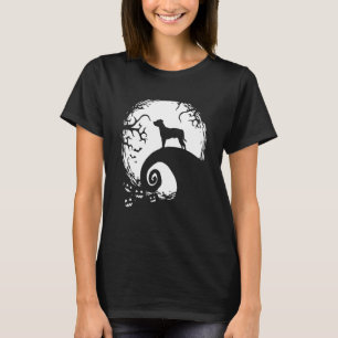 T-shirt Staffordshire Bull Terrier Halloween Sous Le Moo