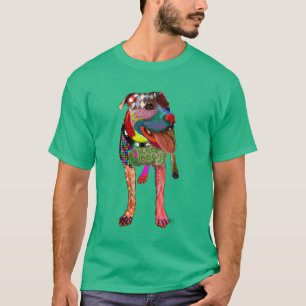 T-shirt Staffordshire Bull Terrier - Patchwork