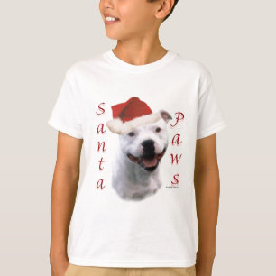 T-shirt Staffordshire Bull Terrier Père Noël Paws