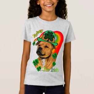 T-Shirt Staffordshire Bull Terrier St patrick