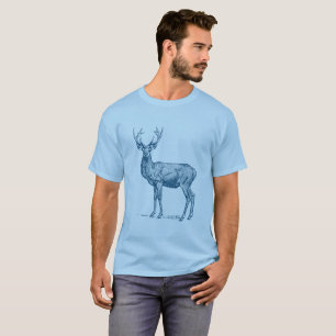 T-shirt Stag 02 - Bleu océanique
