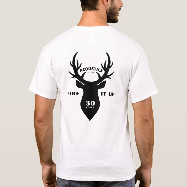 T-shirt STAG Mens Basic Tee White (Dos)