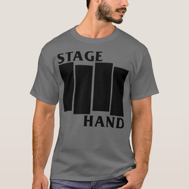 T-shirt STAGEHAND Rigging Technicien Théâtre Stage Main (Devant)