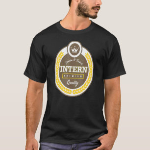 T-shirt Stagiaire Assistant Stagiaire Apprenti Stagiaire E
