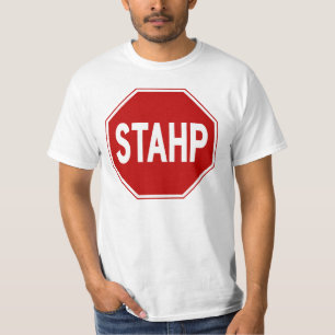 T-shirt STAHP ! Signe
