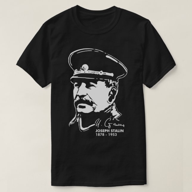 T-shirt Staline 1878 1953 (Design devant)