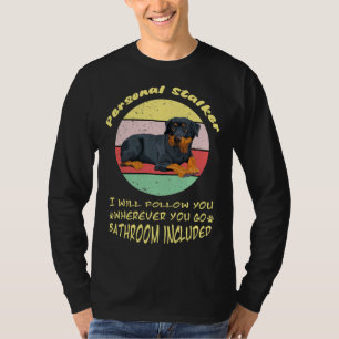 T-shirt Stalker Personnel Je Vous Suis Où Que Vous alliez