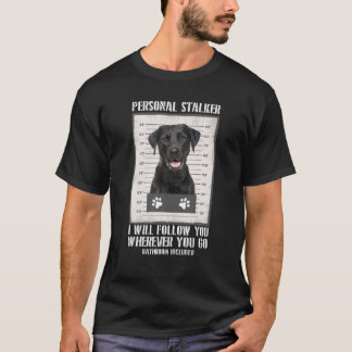 T-shirt Stalker personnel Labrador noir - Black Lab