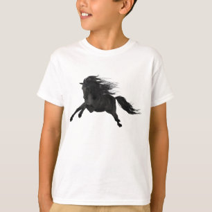 T-shirt Stallion noire