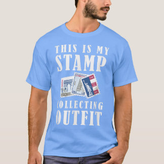 T-shirt Stamp Collecter Funny Collector Philatelist Posta