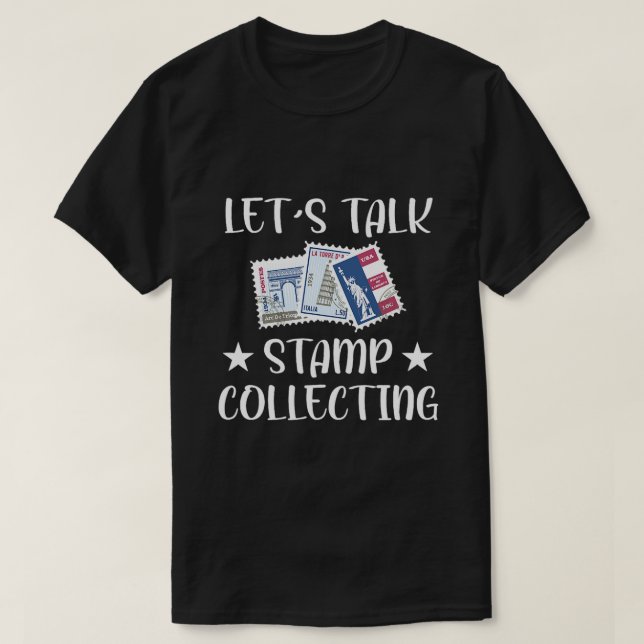 T-shirt Stamp Collecter Funny Collector Philatelist Posta (Design devant)