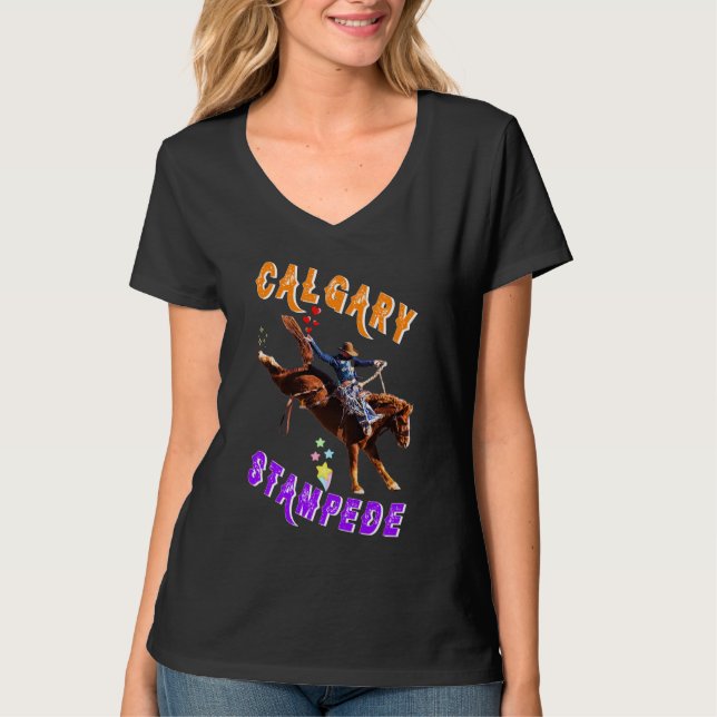 T-shirt Stampede de Calgary Pride (Devant)